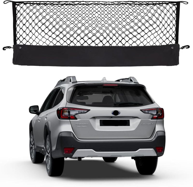 Hacyikee Envelope Style Cargo Net Compatible with Subaru Outback New 2026 2025 2024 2023 2022 2021 2020 2019 2018 2017 2016-2000 Trunk Car Rear Tailgate Netting - Image 1